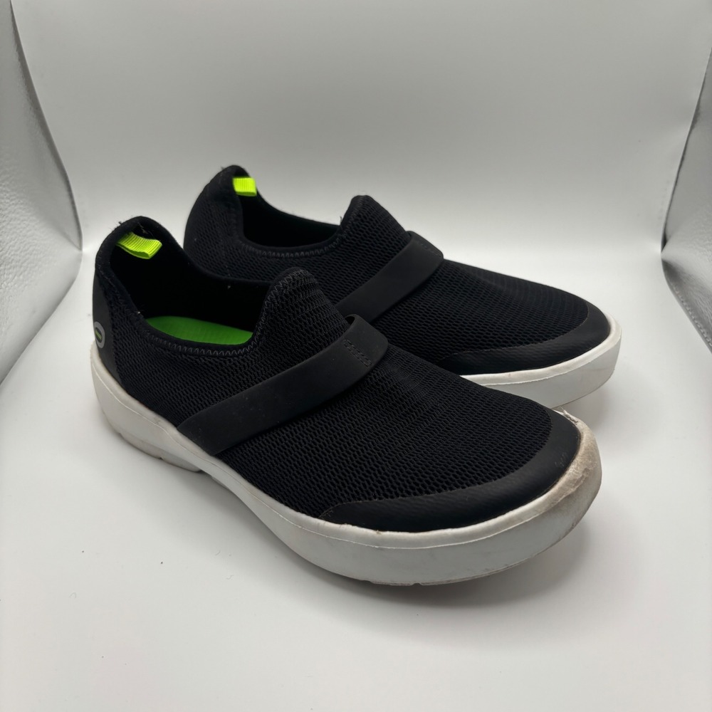 Oofos Oomg Eezee Low Black Recovery‎ Shoes Womens Size 6